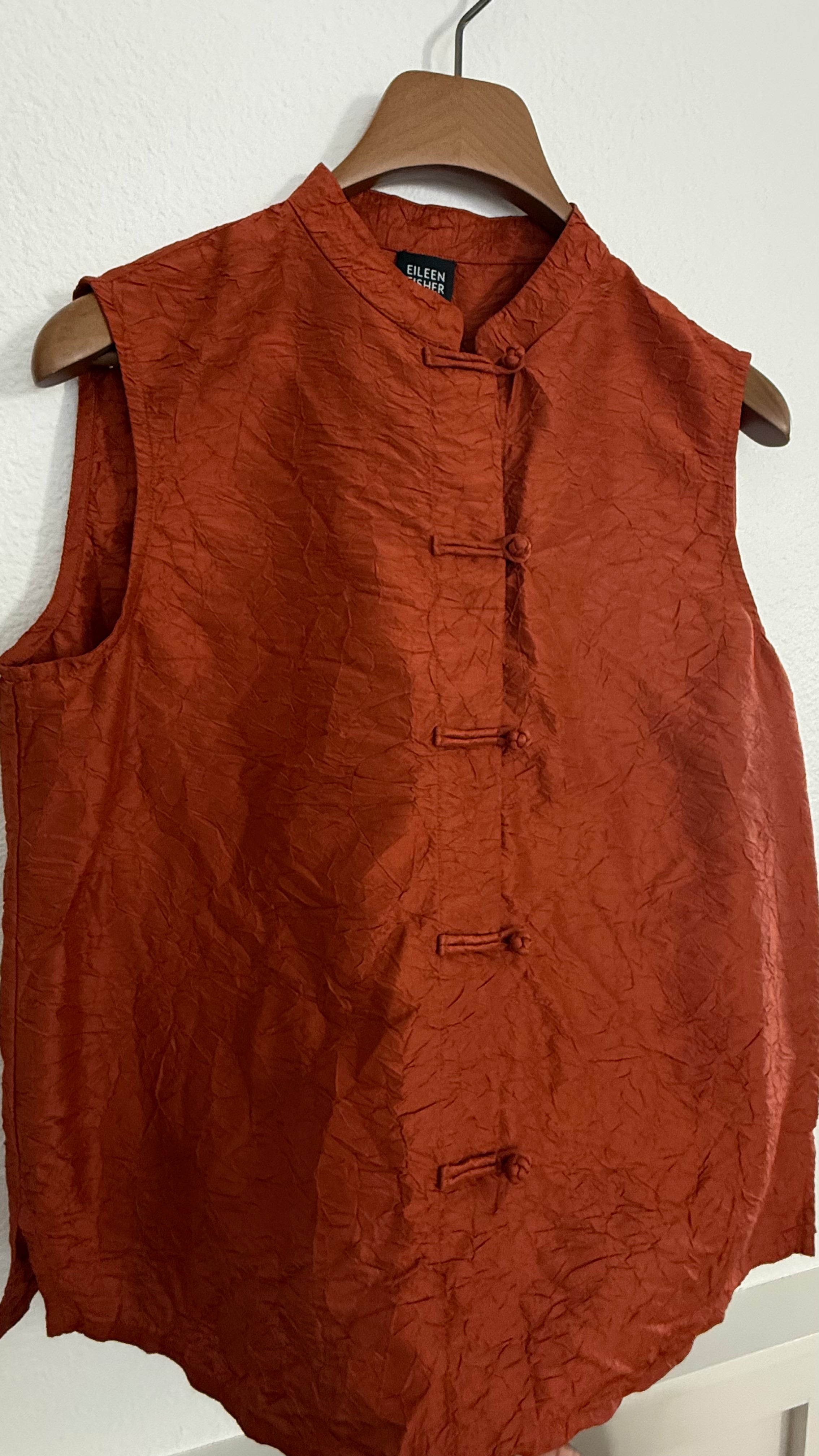Eileen Fisher Vintage Silk Sleeveless Blouse