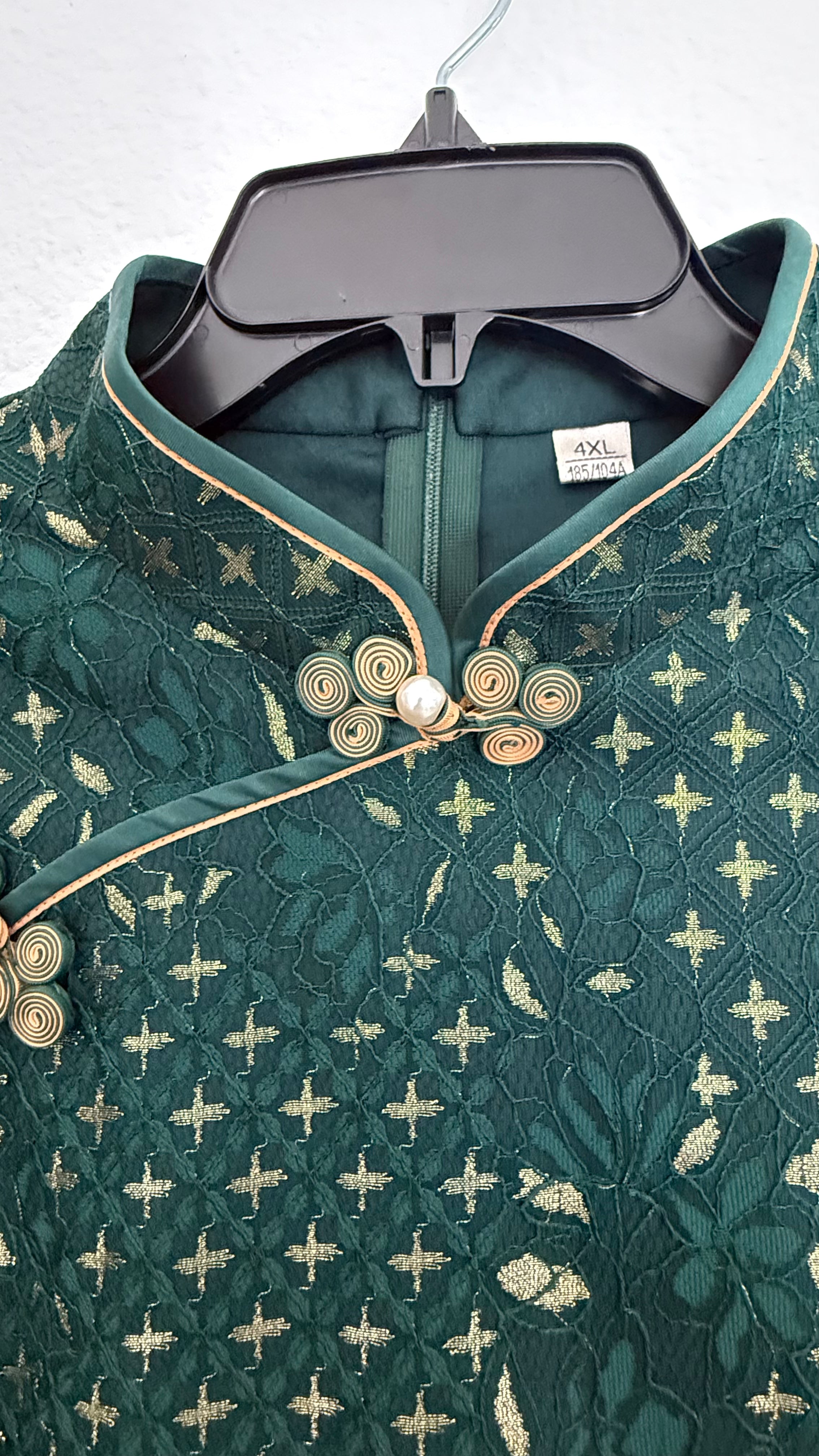 Qipao Cheongsam Beaded Dress