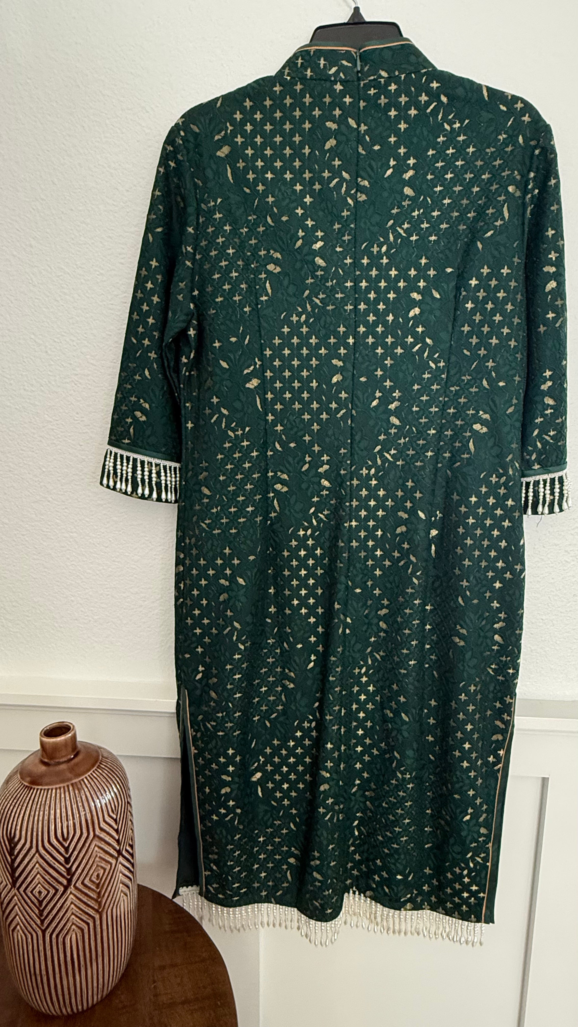 Qipao Cheongsam Beaded Dress