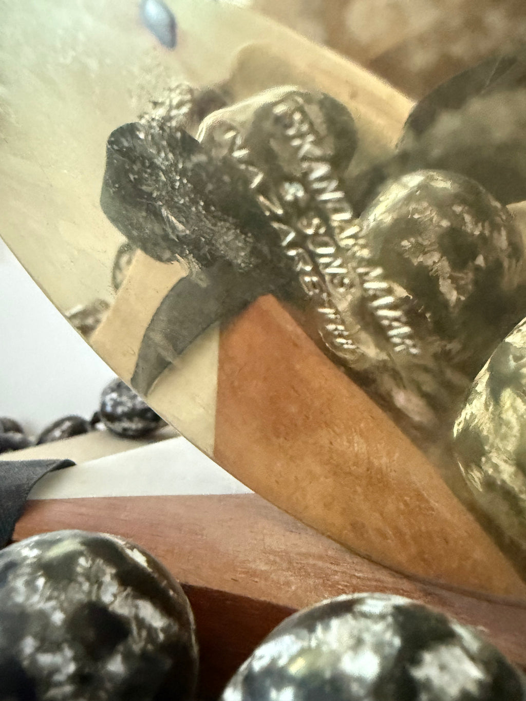 Iskandar Matar and Sons (Nazareth) handmade brass & copper coffee pot